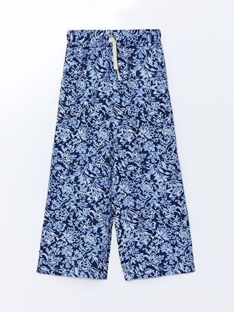 LCW Kids Beli Lastikli Kız Çocuk Pantolon