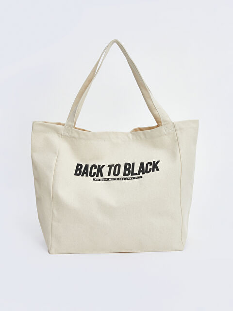 LCW ACCESSORIES Baskılı Kanvas El Çantası - S5CG98Z8-CTF