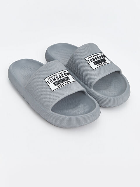 LCW STEPS Tek Bantlı Baskılı Erkek Terlik - S5CJ01Z8-V8T