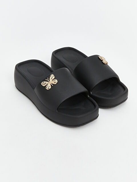 LCW STEPS Kelebek Figürlü Kadın Terlik - S5CK19Z8-HUC