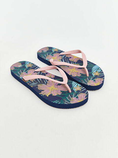 LCW STEPS Çiçekli Parmak Arası Kadın Terlik - S5CK34Z8-M0T