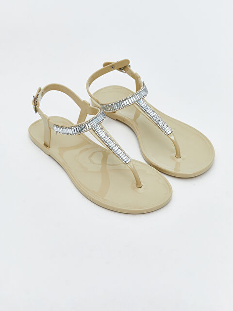 LCW STEPS Kadın Taşlı Parmak Arası Terlik - S5CK40Z8-VF7