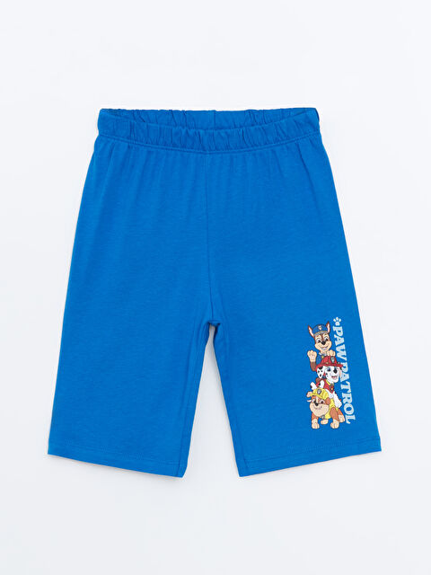 LCW Kids Beli Lastikli Paw Patrol Baskılı Erkek Çocuk Pijama Şort - S5CK58Z1-HGU