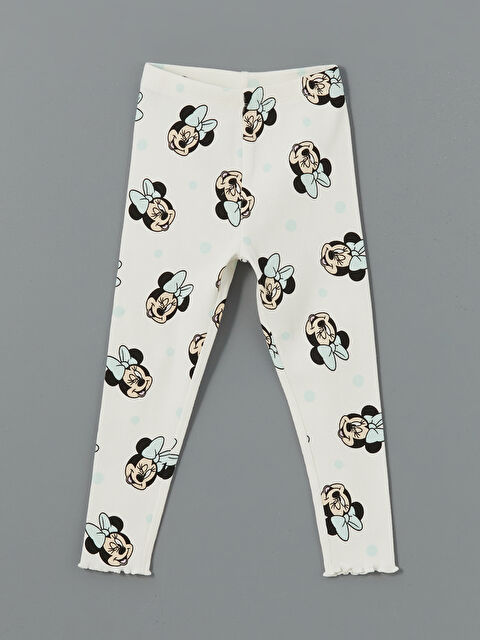LCW baby Minnie Mouse Baskılı Kız Bebek Tayt - S5CM11Z1-LRA
