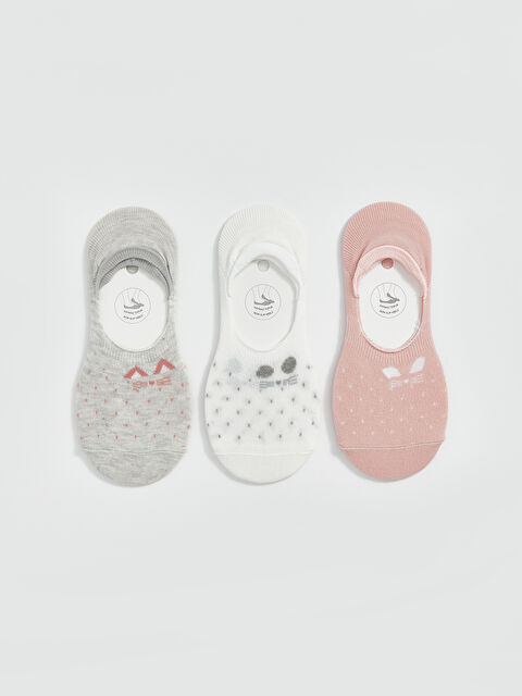 LCW DREAM Desenli Kadın Babet Çorap 3'lü - S5CN19Z8-LAL