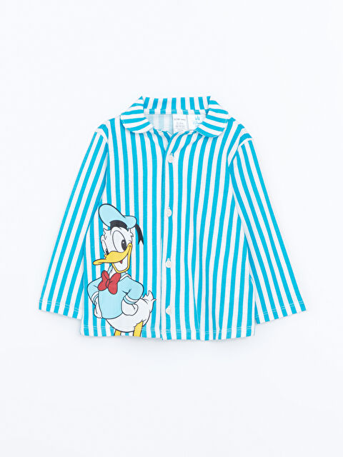 LCW baby Donald Duck Baskılı Erkek Bebek Pijama Üst