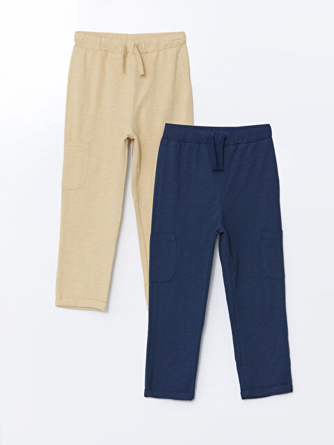 LCW Kids Beli Lastikli Erkek Çocuk Eşofman Alt 2'li - S5CO27Z1-HSD