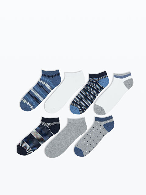 LCW ACCESSORIES Desenli Erkek Patik Çorap 7'li - S5CP02Z8-K00