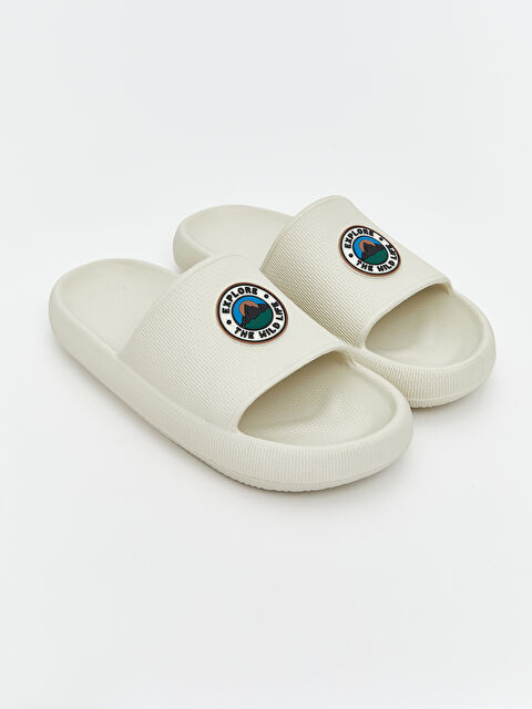 LCW STEPS Baskılı Tek Bantlı Erkek Terlik - S5CP98Z8-DXR