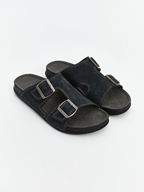 LCW STEPS Süet Görünümlü Erkek Terlik - S5CQ00Z8-CVL