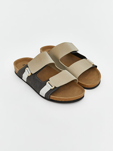 LCW STEPS Çift Bantlı Cırt Cırtlı Erkek Terlik - S5CQ11Z8-CWN