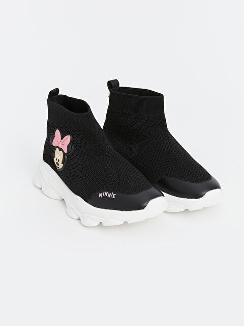 LCW STEPS Minnie Mouse Printed Girls' Ankle-Length Sneakers - S5CQ56Z4-RQL