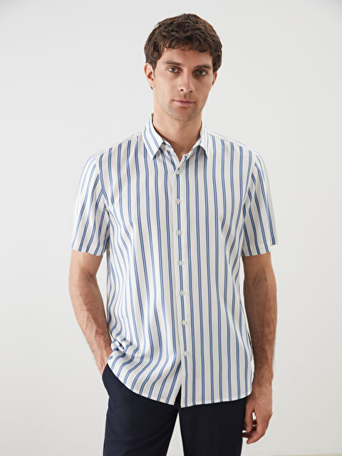 SOUTHBLUE Regular Fit Viscose Men's Shirt - S5CR64Z8-VE4