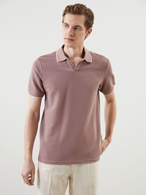 SOUTHBLUE Polo Yaka Kısa Kollu Erkek Dokulu Tişört - S5CR66Z8-E4G