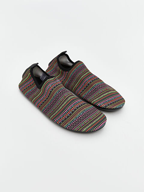 LCW STEPS Çizgi Desenli Kadın Deniz Ayakkabısı - S5CS44Z8-F9C