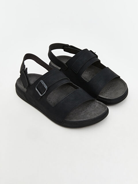 LCW STEPS Süet Görünümlü Erkek Sandalet - S5CS86Z8-CVL