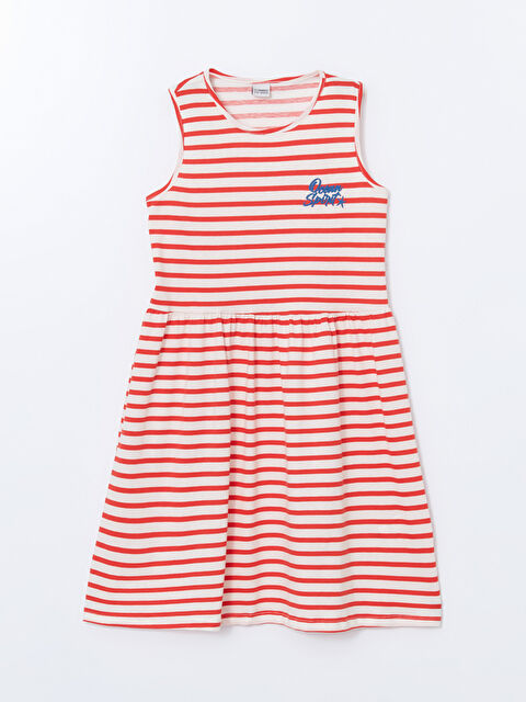 LCW Kids Bisiklet Yaka Kız Çocuk Elbise - S5CS99Z4-LJD