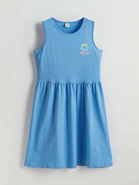 LCW Kids Bisiklet Yaka Kız Çocuk Elbise - S5CS99Z4-QE2