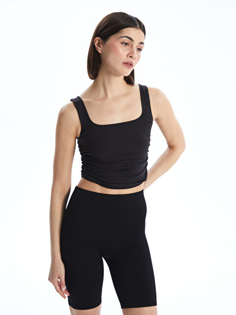 LCW DREAM Kare Yaka Crop Kadın Atlet - S5CU36Z8-JX2