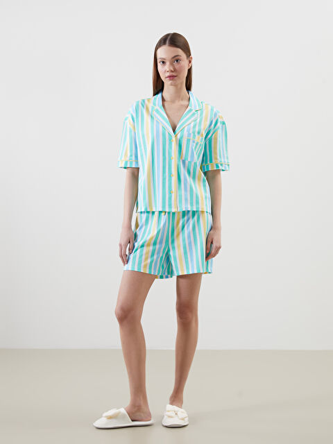 LCW DREAM Пижамный комплект с шортами - S5CU66Z8-LU9