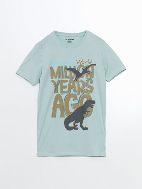 LCW Kids Bisiklet Yaka Erkek Çocuk Pijama Üst - S5CU82Z4-G3L