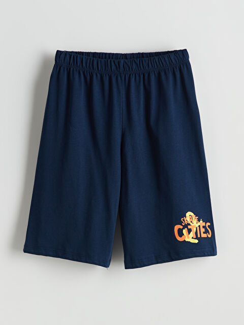 LCW Kids Beli Lastikli Erkek Çocuk Pijama Şort