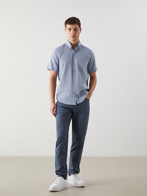 LCWAIKIKI Classic Dar Kalıp Gabardin Erkek Chino Pantolon - S5CV50Z8-YD4