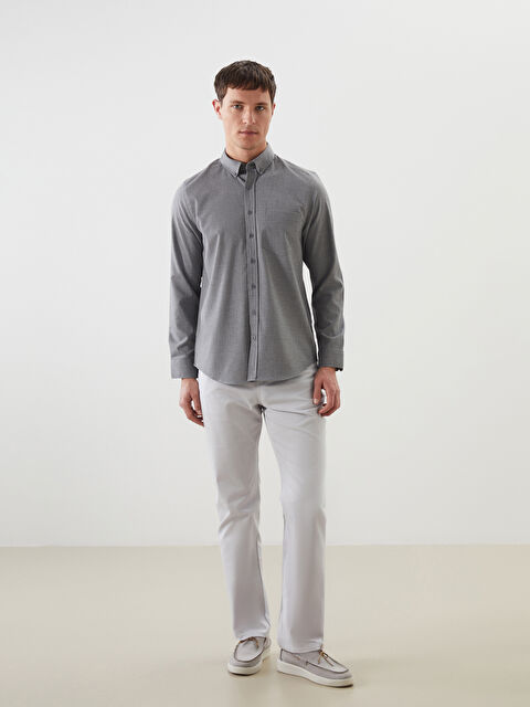 LCWAIKIKI Classic Standart Kalıp Gabardin Erkek Chino Pantolon - S5CV51Z8-JSB