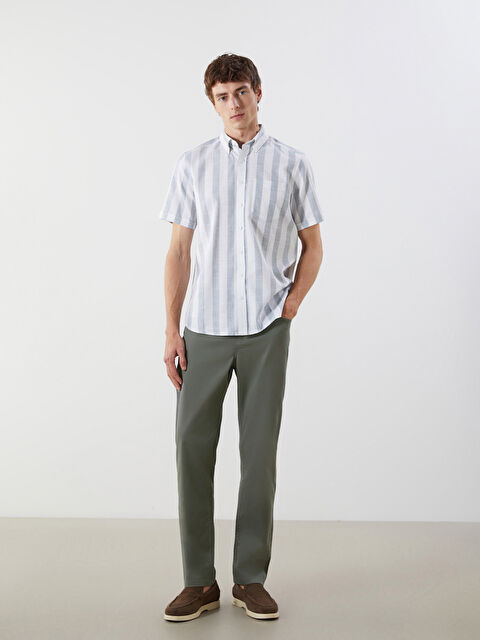 LCWAIKIKI Classic Standart Kalıp Gabardin Erkek Chino Pantolon - S5CV51Z8-H3N