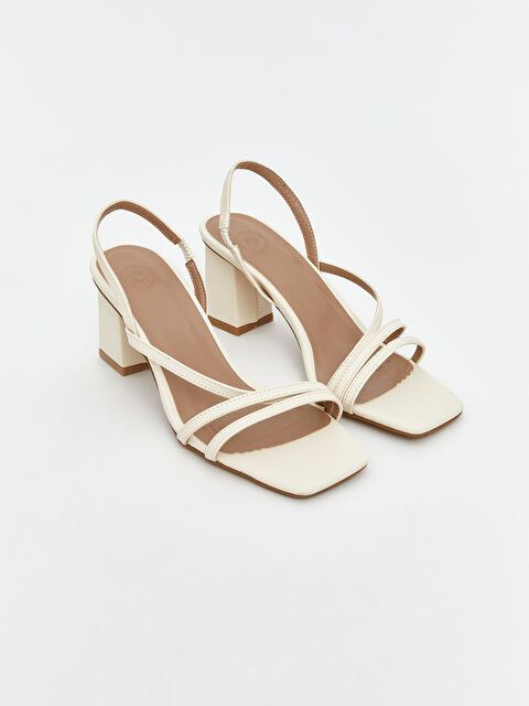 LCW STEPS Kare Burun Kadın Topuklu Ayakkabı - S5CV71Z8-FPT