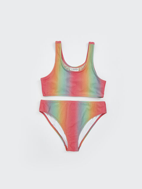 LCW Kids Hızlı Kuruyan UV Korumalı Kız Çocuk Bikini - S5CY02Z4-F9C