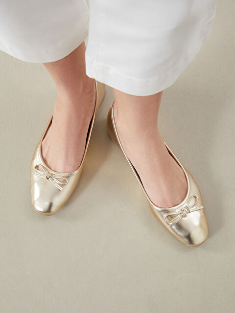 LCW STEPS Fiyonk Detaylı Kadın Babet - S5CY16Z8-GHW