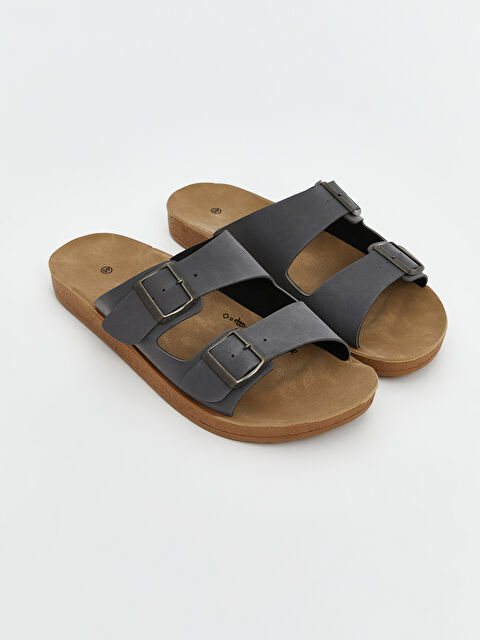 LCW STEPS Çift Bantlı Erkek Terlik - S5CY58Z8-CWL