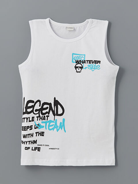 LCW Kids Bisiklet Yaka Erkek Çocuk Atlet