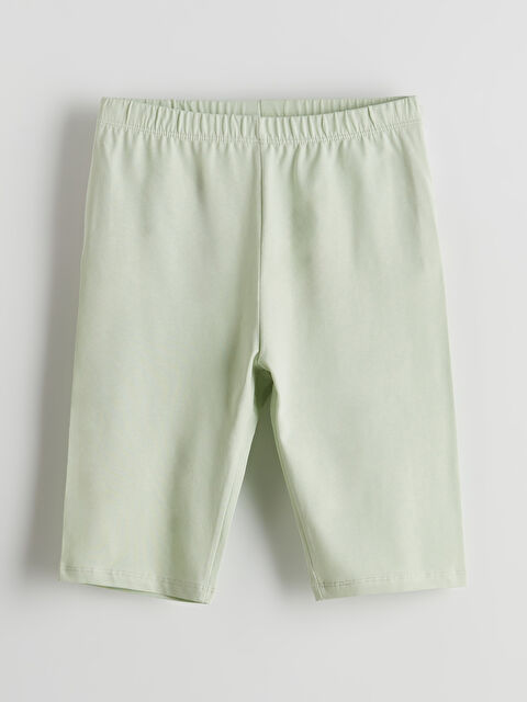 LCW Kids Beli Lastikli Kız Çocuk Kısa Tayt - S5DA58Z4-FZ3