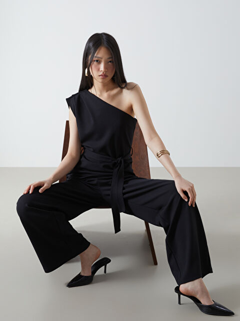 LCW Vision Kadın Tek Omuz Düz Bluz - S5DD97Z8-CVL