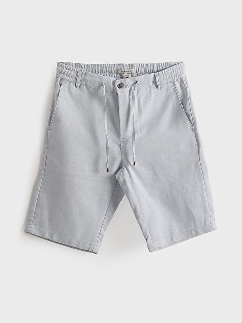 LCW Vision Σορτς Κανονικής Εφαρμογής Μείγμα Λινού Ανδρικά