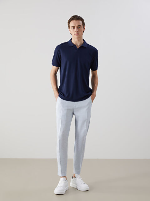 LCW Vision Slim Fit Linen Blend Men's Trousers - S5DE60Z8-G6T