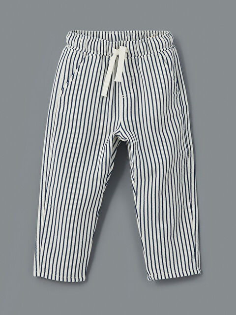 LCW Kids پانتۆڵی کوڕان بە قەبارەی ئاسایی لەگەڵ بەندی کێشان - S5DF20Z1-LGB