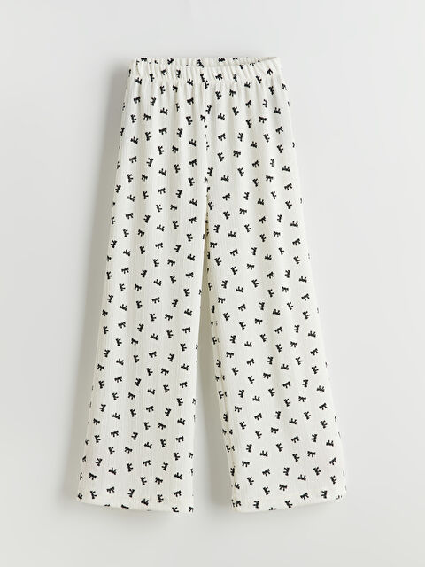 LCW Kids Elasticated Waist Girls' Trousers - S5DF52Z4-SWC