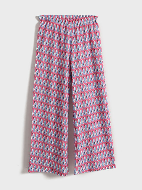 LCW Kids Elasticated Waist Girls' Trousers - S5DF52Z4-LT9