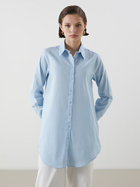 LCWAIKIKI Classic Poplin Women's Shirt Tunic - S5DF59Z8-FMR