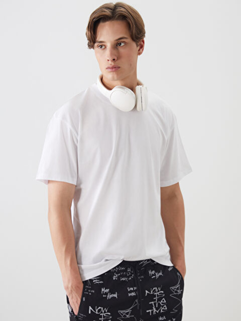 XSIDE Crew Neck Men's T-Shirt - S5DF82Z8-R9J