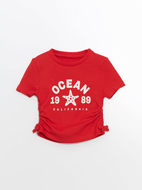 LCW Kids Crew Neck Girls' T-Shirt - S5DG92Z4-GXV