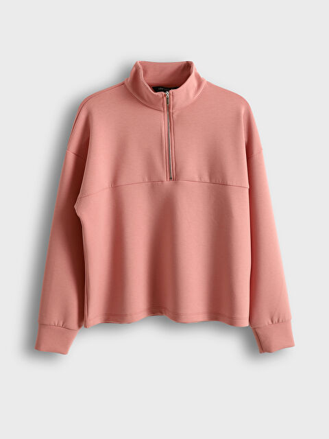 LCWAIKIKI Classic كنزة رياضية بسحاب للسيدات - S5DH47Z8-GD6