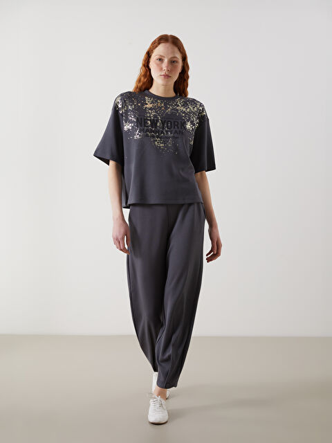 LCW Vision Beli Lastikli Kadın Eşofman Altı - S5DH56Z8-HEF