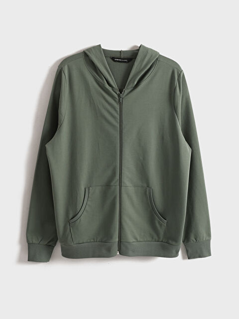 LCWAIKIKI Classic Hooded Women's Zip-Up Sweatshirt - S5DK19Z8-GQQ