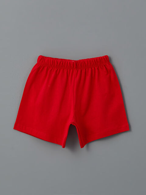 LCW baby Beli Lastikli Basic Erkek Bebek Şort - S5DK81Z1-HC3