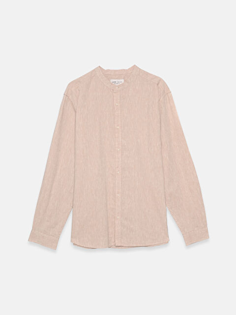 LCW Vision Muška košulja od mešavine lana standardnog kroja, dugih rukava - S5DL95Z8-V41