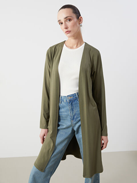 LCWAIKIKI Classic كارديجان بياقة شال للسيدات - S5DM13Z8-HDQ